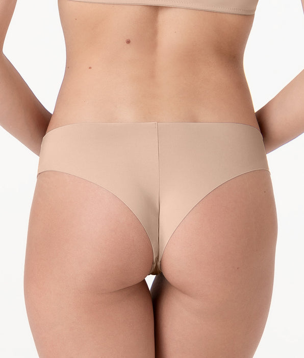 Lovable Brazilian Brief Second Skin Micro in microfiber, light nude