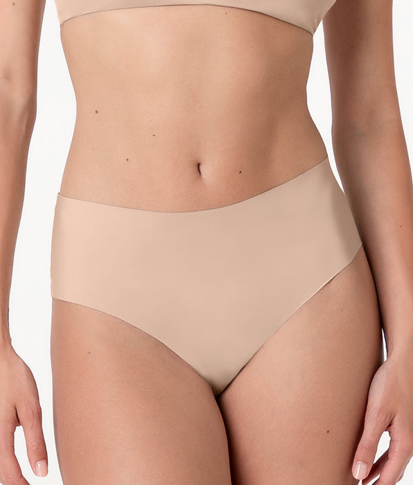 Lovable Midi Brief Second Skin Micro in microfiber, light nude