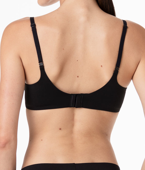 Lovable Underwire Bra Invisible Essence in microfiber, black