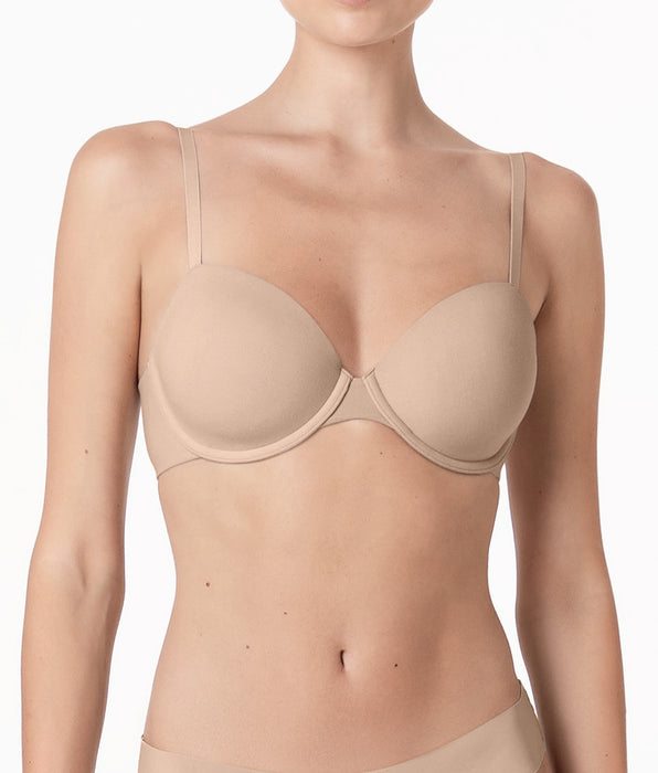 Lovable Underwire Bra Invisible Essence in microfiber, nude