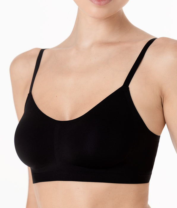 Lovable Wirefree Bralette Invisible Fusion in Microfiber, black