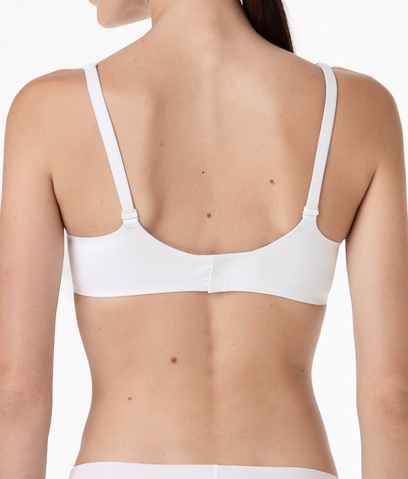 Lovable Underwire Bra Non-Padded Invisible Essence in microfiber, white
