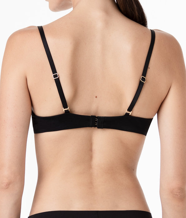 Lovable Underwire Spacer Cup Bra Invisible Breeze in Microfiber, black