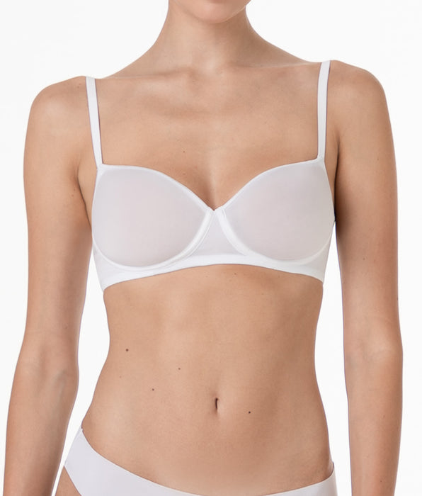 Lovable Wirefree Spacer Cup Bra Invisible Breeze in Microfiber, white