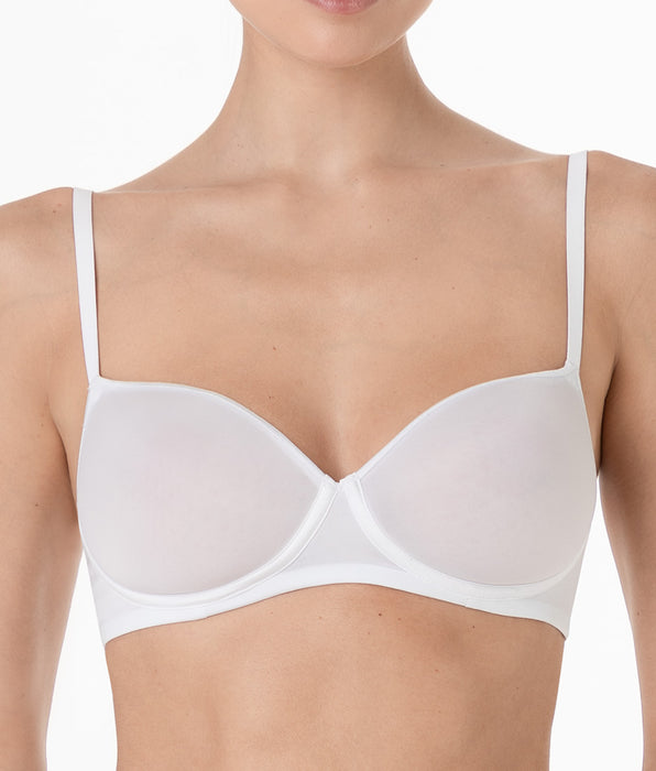 Lovable Wirefree Spacer Cup Bra Invisible Breeze in Microfiber, white