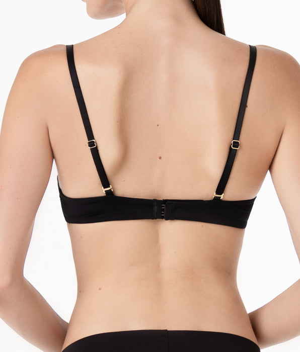 Lovable Wirefree Spacer Cup Bra Invisible Breeze in Microfiber, black