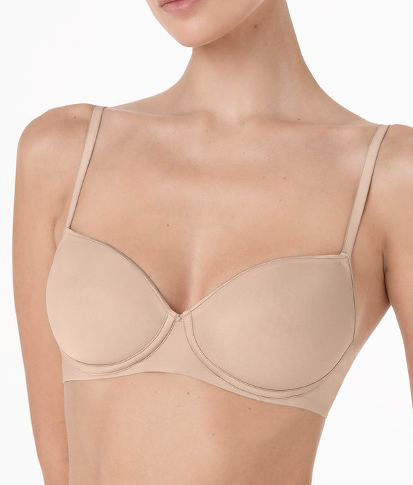 Lovable Wirefree Spacer Cup Bra Invisible Breeze in Microfiber, light nude