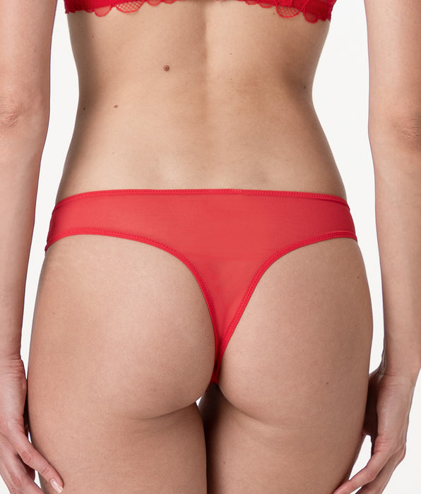 Lovable Perizoma Romance Hearts in tulle, rosso cuori