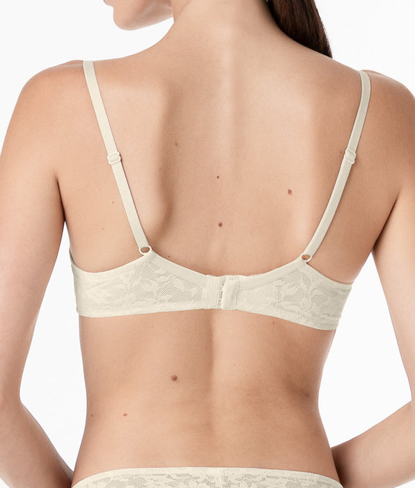 Lovable Blossom Lace underwired bra in ivory
