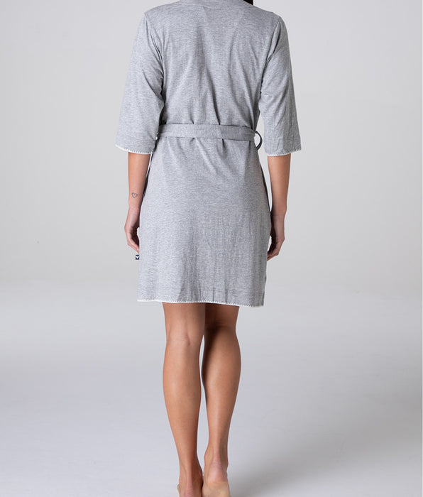 Lovable Jersey kimono, heather gray