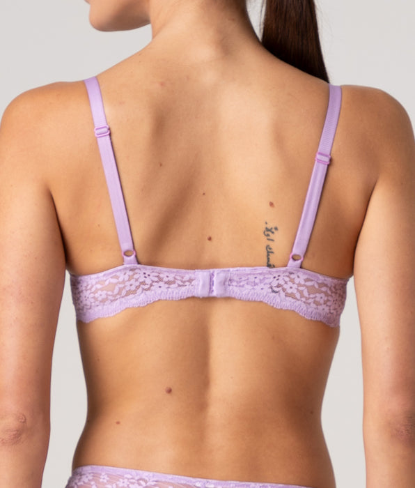 Lovable Underwired Push-Up Bra Spring Lace in Lace, lavender