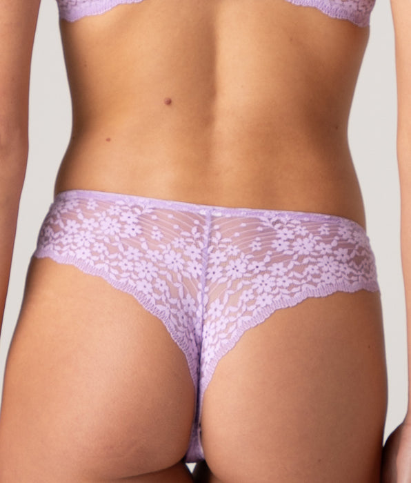 Lovable Brazilian Briefs Spring Lace in Lace, lavender