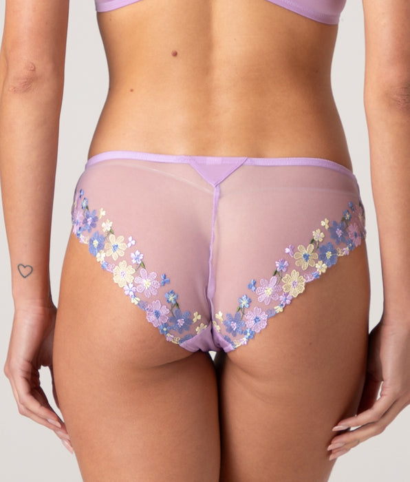 Lovable Briefs Fairytale Embroidery in Embroidered Tulle, lavender floral