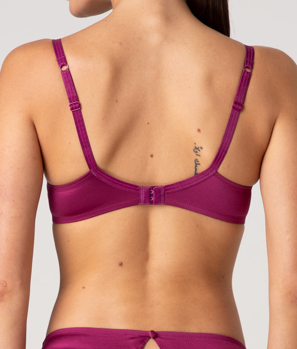 Lovable Underwired Balconette Bra Chic Micro in Microfibre, raspberry purple