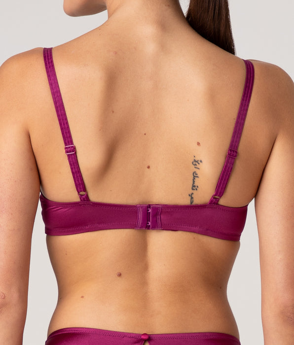 Lovable Padded Underwired Bra Chic Micro in Microfibre, raspberry purple