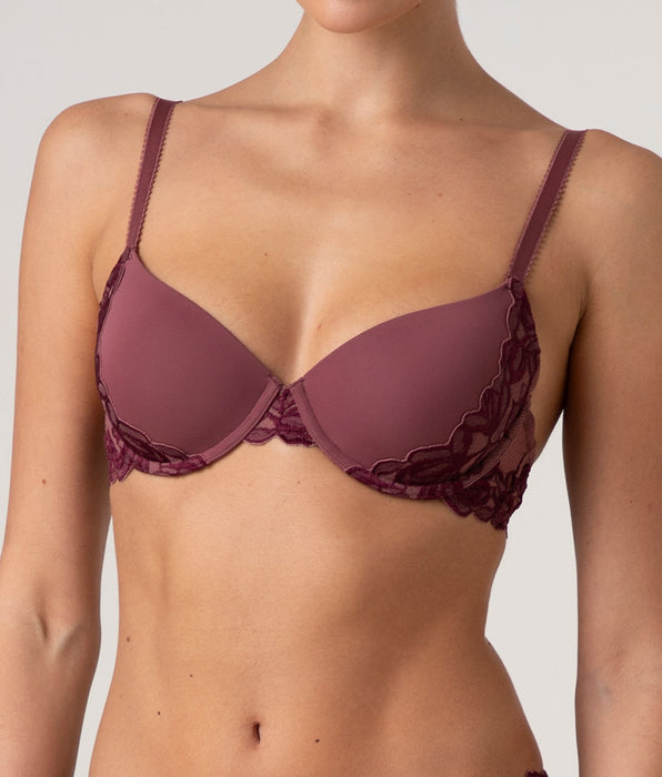 Lovable Elegant Muse Padded Underwired Bra, amaranto red and wine