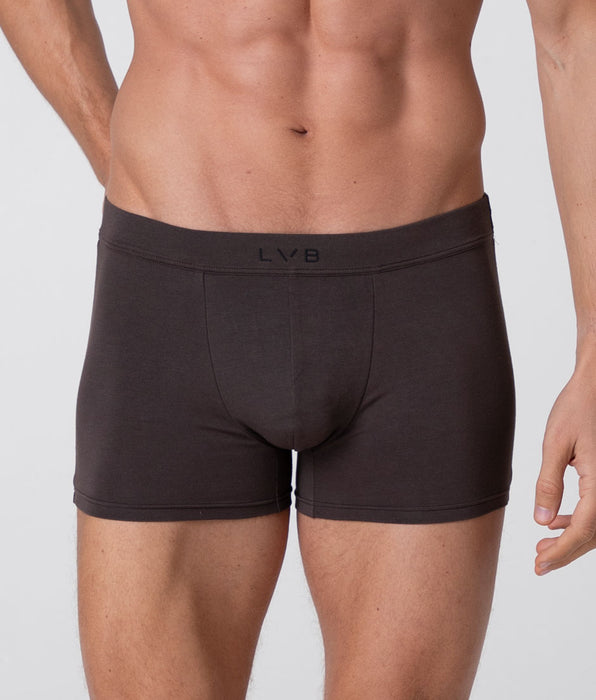 Lovable Modern Cotton Modal Boxer, Chocolate Brown