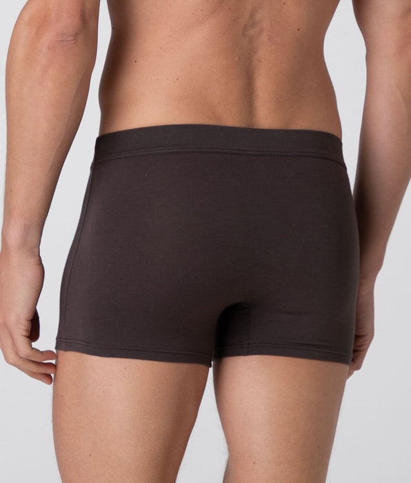 Lovable Modern Cotton Modal Boxer, Chocolate Brown