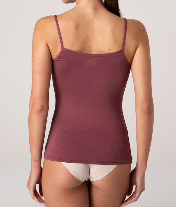 Lovable Basic Soul Viscose Camisole Top, Amaranth Red