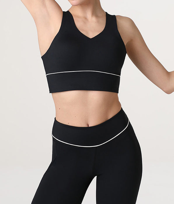 Lovable Active Comfort Crop Top Sports Bra, black