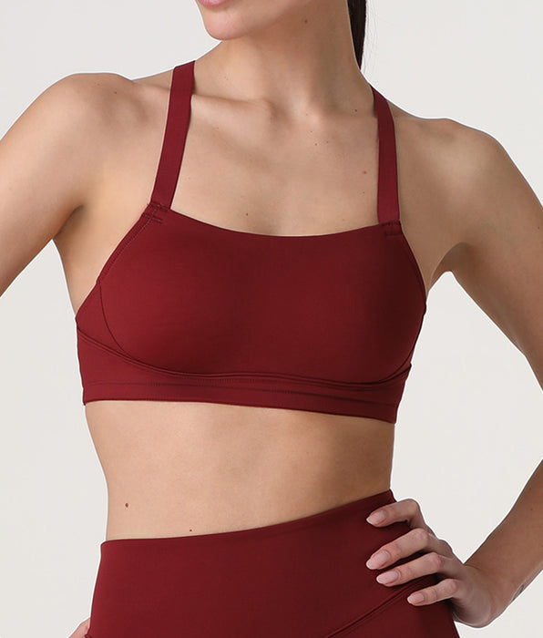 Lovable Active Comfort Sports Bra, burgundy
