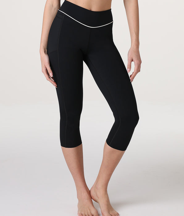 Lovable Active Comfort 7/8 Sports Leggings, black