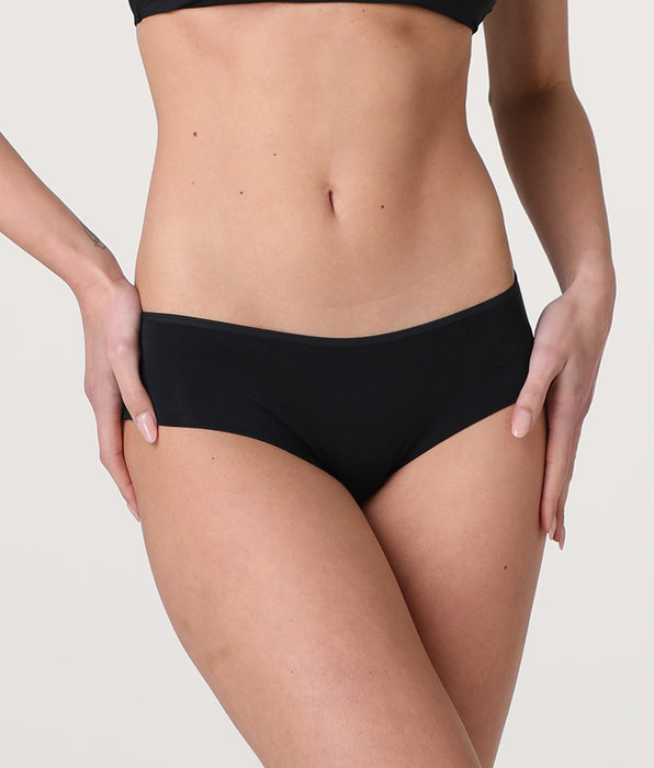 Lovable Ultrasoft Panties Modal Cotton Culotte, black