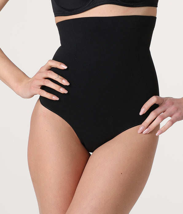 Lovable Silhouette Shaping High Waist Shaping Briefs in microfiber, black