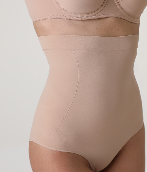 Lovable Silhouette Shaping High Waist Shaping Briefs in microfiber, powder pink