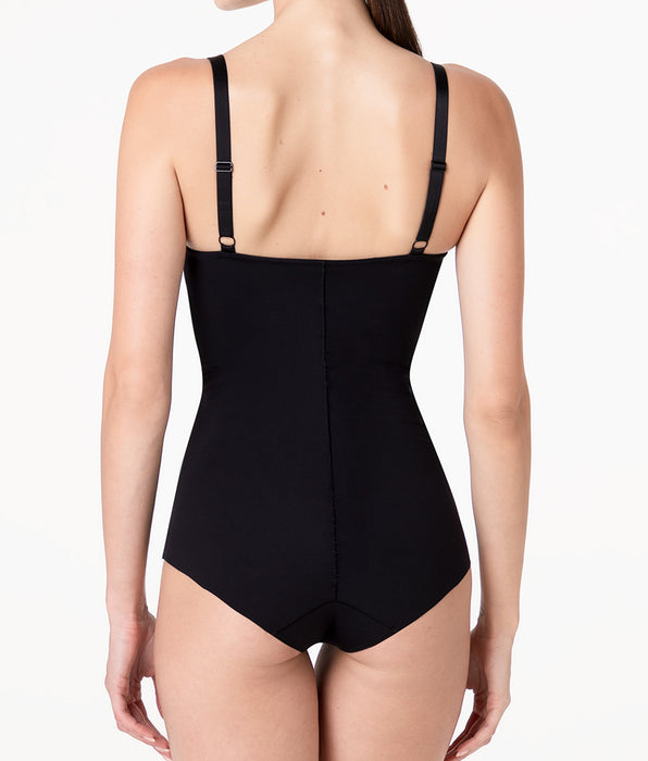 Lovable Sculpt Shaping Wire-Free Shaping Bodysuit in Microfiber, Black