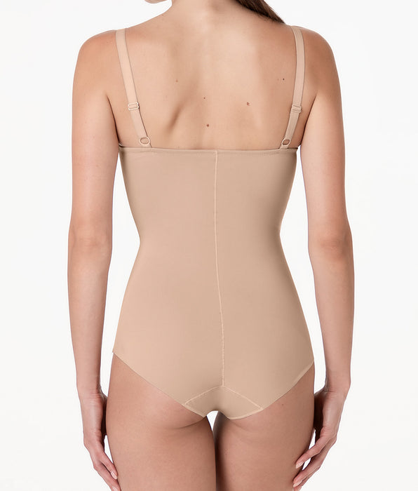 Lovable Sculpt Shaping Wire-Free Shaping Bodysuit in Microfiber, Nude
